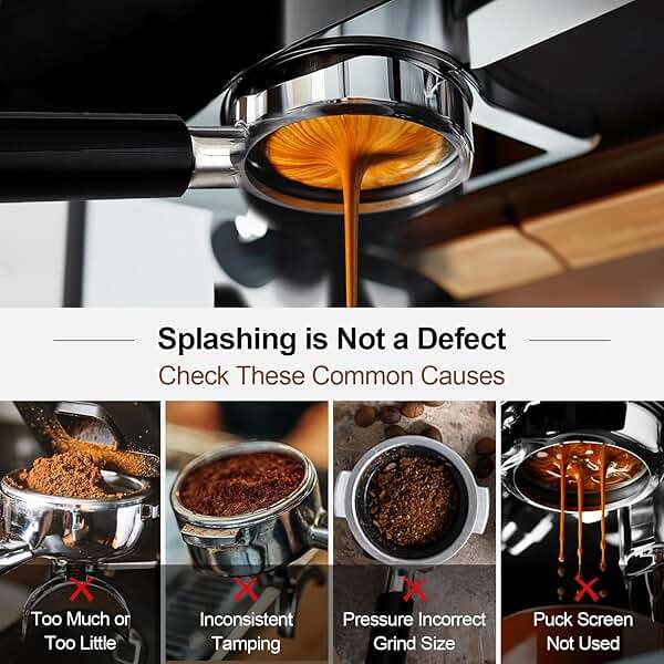 WhaleSiper Bottomless Portafilter 54mm Compatible with Breville BES870/880 & Solis etc., 3-Ear Stainless Head - Image 5