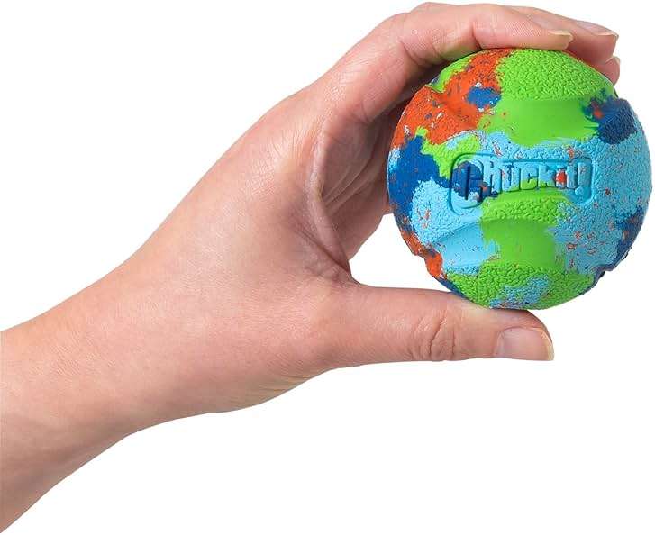 Chuckit! Limited Edition EcoFetch Ball Dog Toy, Medium (2.5 Inch Diameter) Pack of 3, for Breeds 20-60 lbs - Image 4