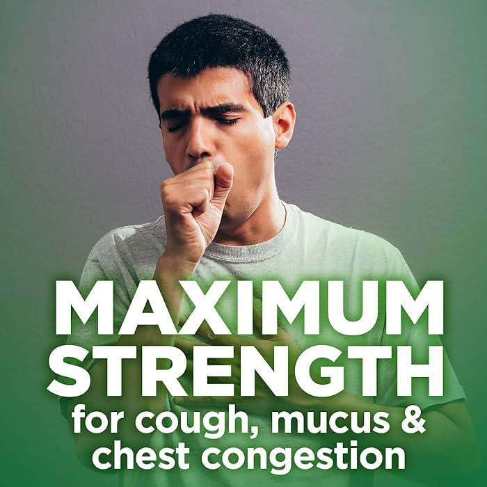 Amazon Basic Care Tussin DM MAX, Maximum Strength Cough and Chest Congestion Medicine, Non-Drowsy, Alcohol Free, Expectorant, Raspberry Menthol Flavor, 8 fl oz (Pack of 2) - Image 3