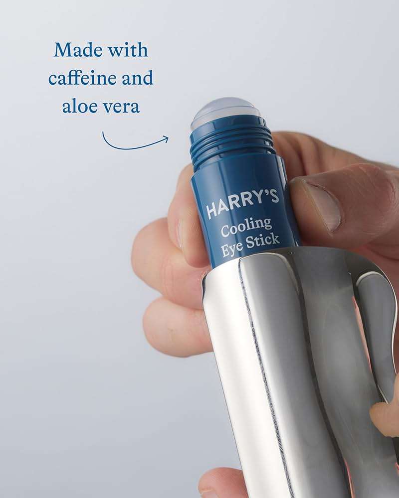Harry's Cooling Eye Kit for Men - Gua Sha Depuffing Facial Massage Tool and Cooling Eye Stick - Image 5