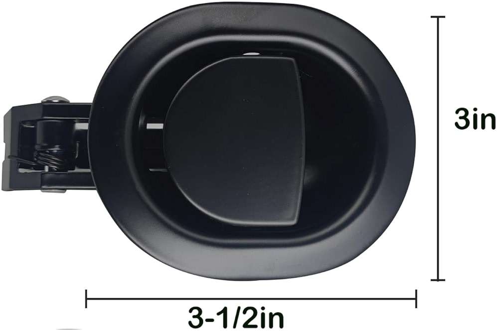Heavy-Duty Metal Recliner Pull Handle Replacement .Repair Recliner Mechanism Parts Compatible with Ashley Lazy Boy and Most Recliner Brands Couch Sofa Chair Furniture 3.5"L x 3"W x 1.2"H Handle Size - Image 2