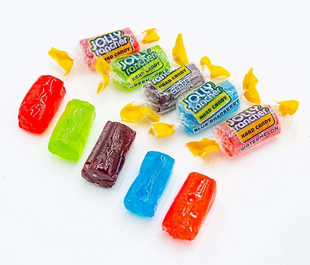 Jolly Ranchers Hard Candy ASSORTED 5 lb – Bulk Bag, 5 Original Flavors (Watermelon, Blue Raspberry, Cherry, Green Apple, Grape) - Image 4