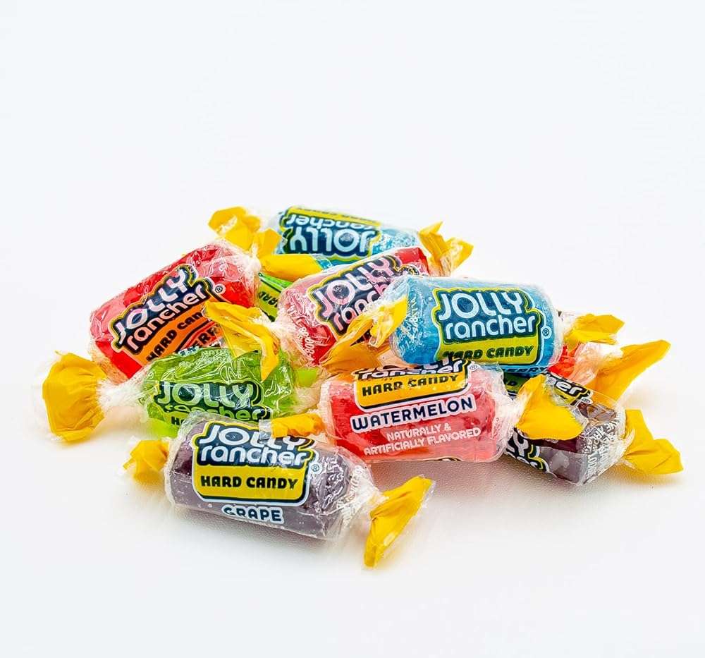 Jolly Ranchers Hard Candy ASSORTED 5 lb – Bulk Bag, 5 Original Flavors (Watermelon, Blue Raspberry, Cherry, Green Apple, Grape) - Image 6