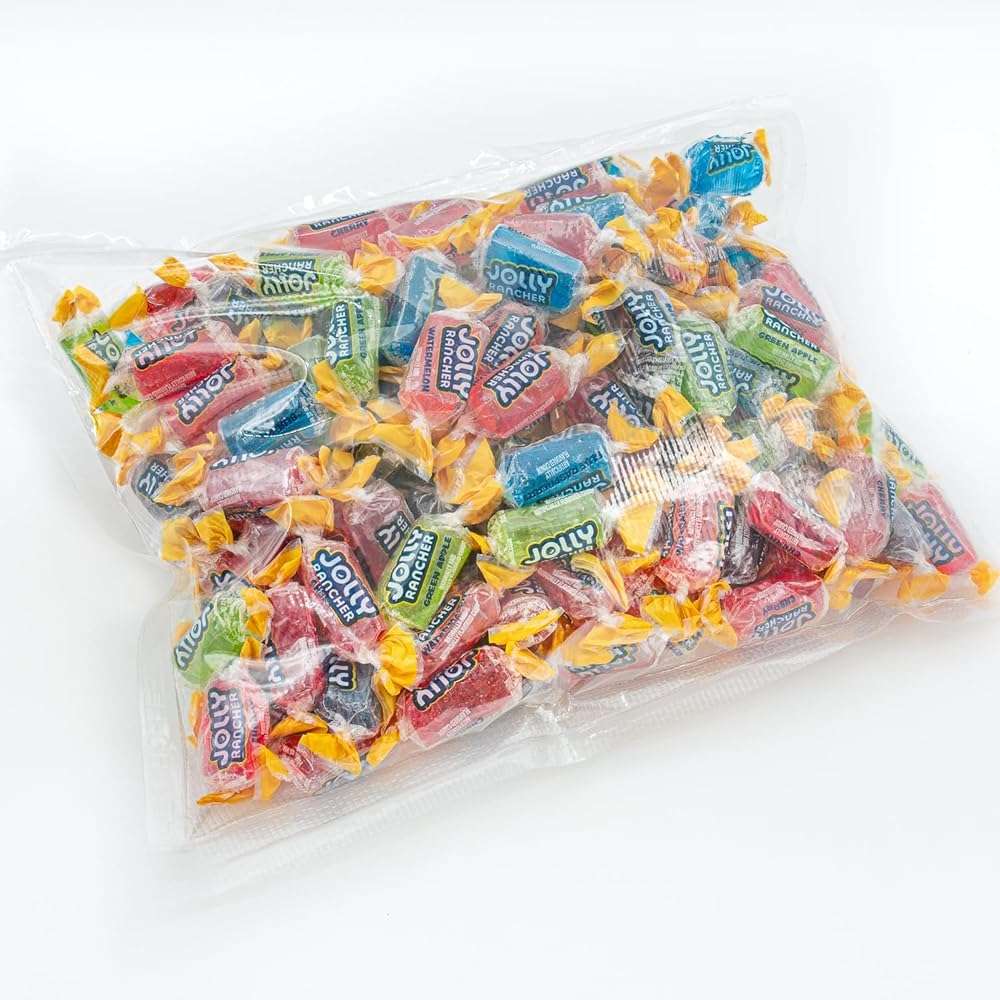 Jolly Ranchers Hard Candy ASSORTED 5 lb – Bulk Bag, 5 Original Flavors (Watermelon, Blue Raspberry, Cherry, Green Apple, Grape) - Image 8