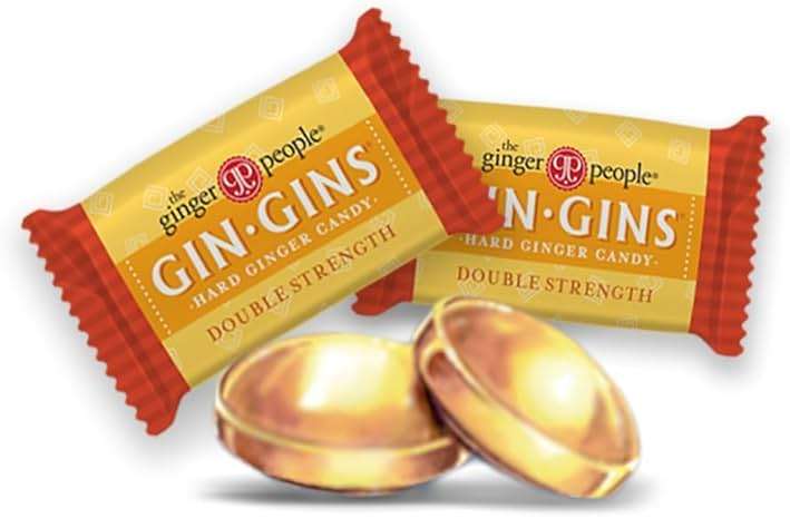 GIN GINS Double Strength Ginger Hard Candy – Natural Ginger Candy by The Ginger People – Individually Wrapped Healthy Candy – Double Strength Flavor – Large 1 lb Bag (16oz) – Pack of 2 - Image 4