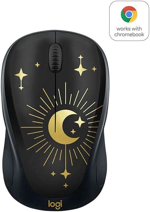 Logitech Mouse - Optical - Wireless - Radio Frequency - 2.40 GHz - Magic Night - Tilt Wheel - Image 2