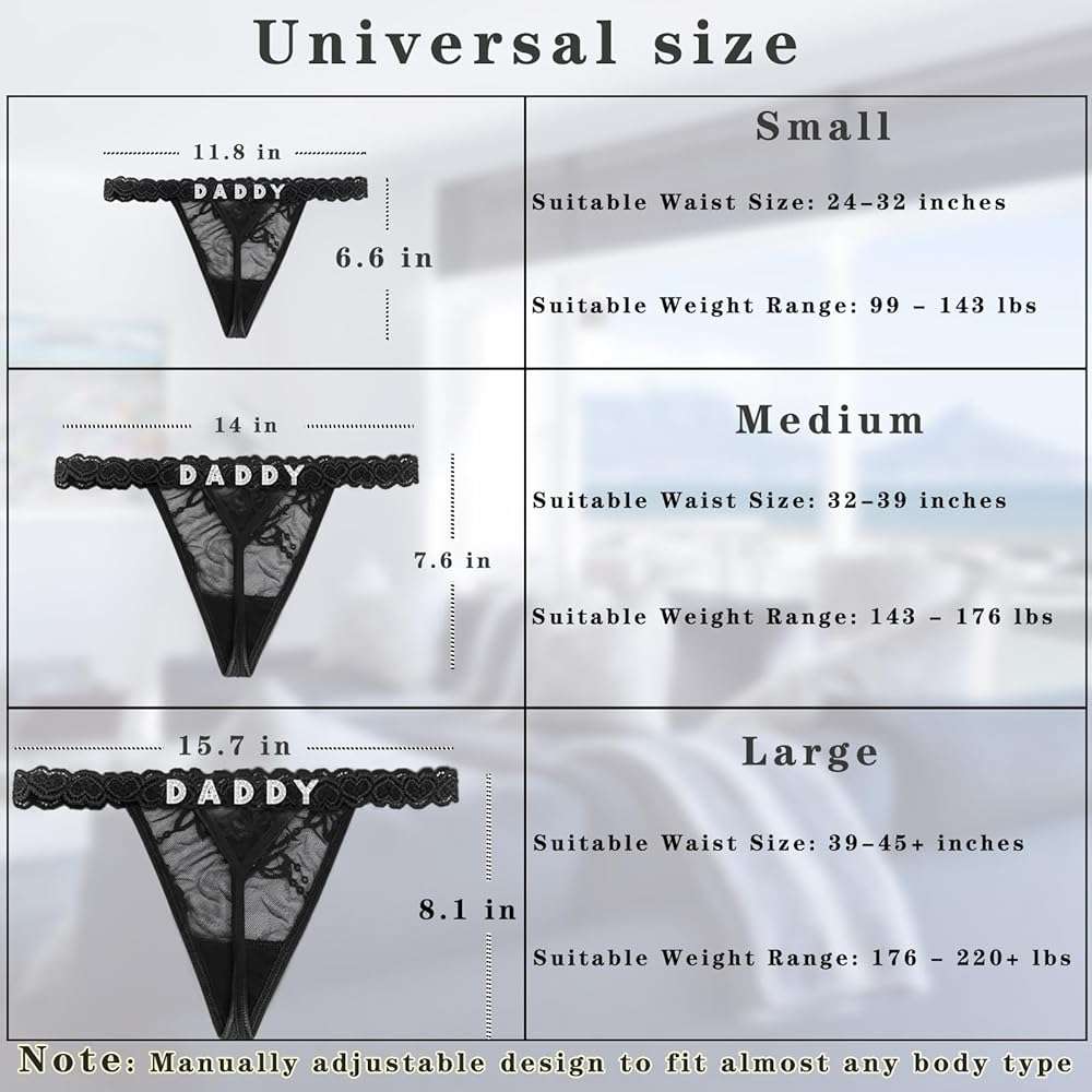 Eoribag Women's Personalized Thongs with Funny Rhinestone Letters, Custom Name Underwear Panties for Couples - Image 6