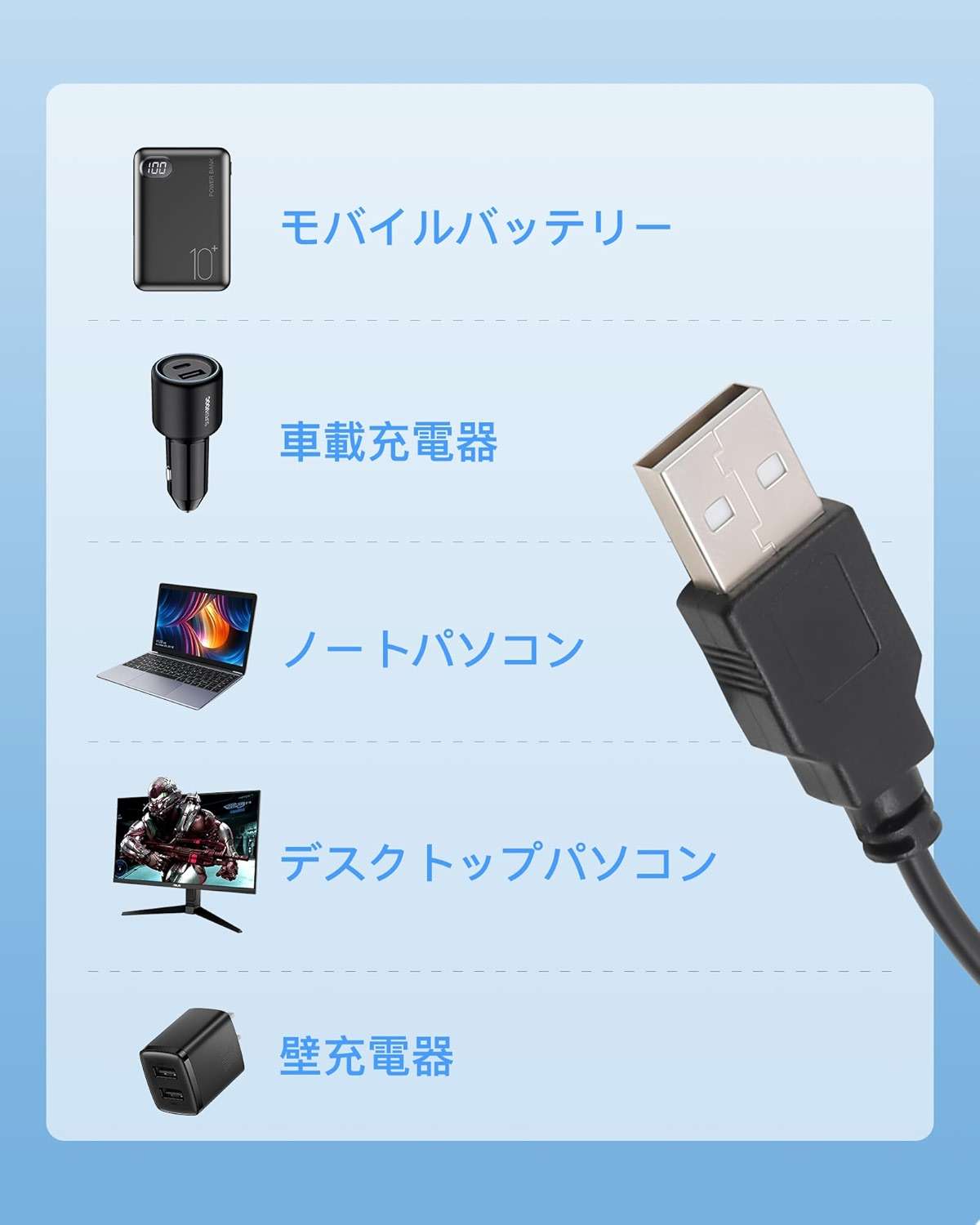 TriverseTech USB Charging Cable Compatible with Nintendo New 3DS XL/New 3DS/3DS XL/3DS/New 2DS XL/2DS XL/2DS/DSi/DSi XL - Image 5