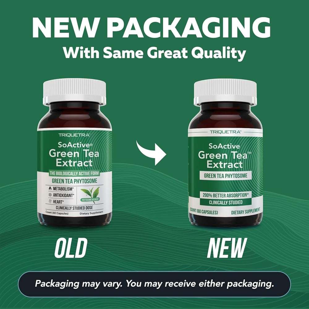 SoActive Green Tea™ Extract - Clinically Studied Green Tea Phytosome - Up to 200% Better Absorption & Bioavailability - Clinically Validated Dose - Supports Metabolism & Weight Management - 60 Caps - Image 8