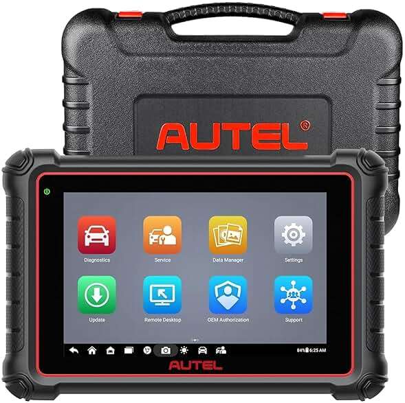 Autel Scanner MaxiCOM MK900, OE All-System OBD2 Scanner & Bidirectional Tool, 8in Up of MK808S MK808BT MX808S MK808Z, 3000+ Active Tests, 40+ Service, CAN-FD&DOIP, Smart Auto VI-N, FCA Auto Auth 11OS - Image 1