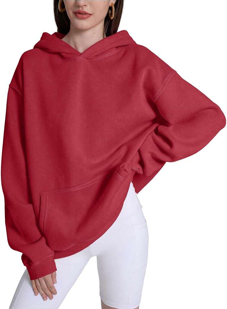 Dnzzs Acid Wash Hoodie for Womens Pullover Oversized Women's Fashion Hoodies & Sweatshirts Vintage Sweatshirt Heavyweight - Image 2
