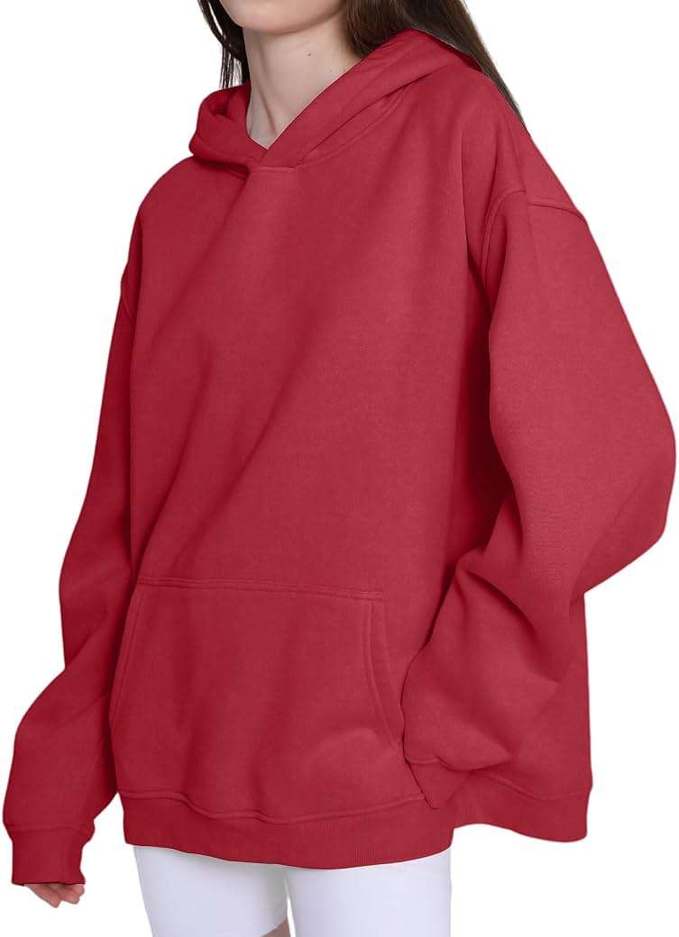 Dnzzs Acid Wash Hoodie for Womens Pullover Oversized Women's Fashion Hoodies & Sweatshirts Vintage Sweatshirt Heavyweight - Image 4