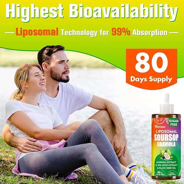 (80ML) Supplement Liquid Drops, 10 in 1 Soursop Multivitamin Drops with Leaf Extract & Sea Moss, for Cell Support & Regeneration, Immunity, Gut, Zzz, Skin & Antioxidant | 2.8 Fl Oz - 80 Days Supply - Image 5
