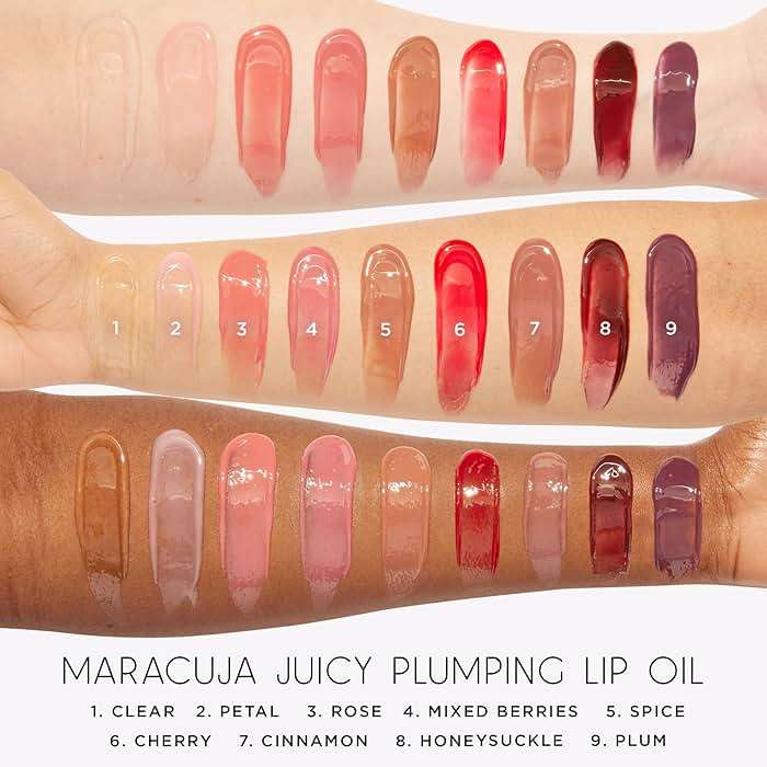 tarte maracuja juicy plumping lip oil - Hydrating & Volumizing Lip Plumper Gloss Balm with Nourishing Hyaluronic Acid & Vitamin E, Plumps & Moisturizes, Vegan & Cruelty Free - Image 6