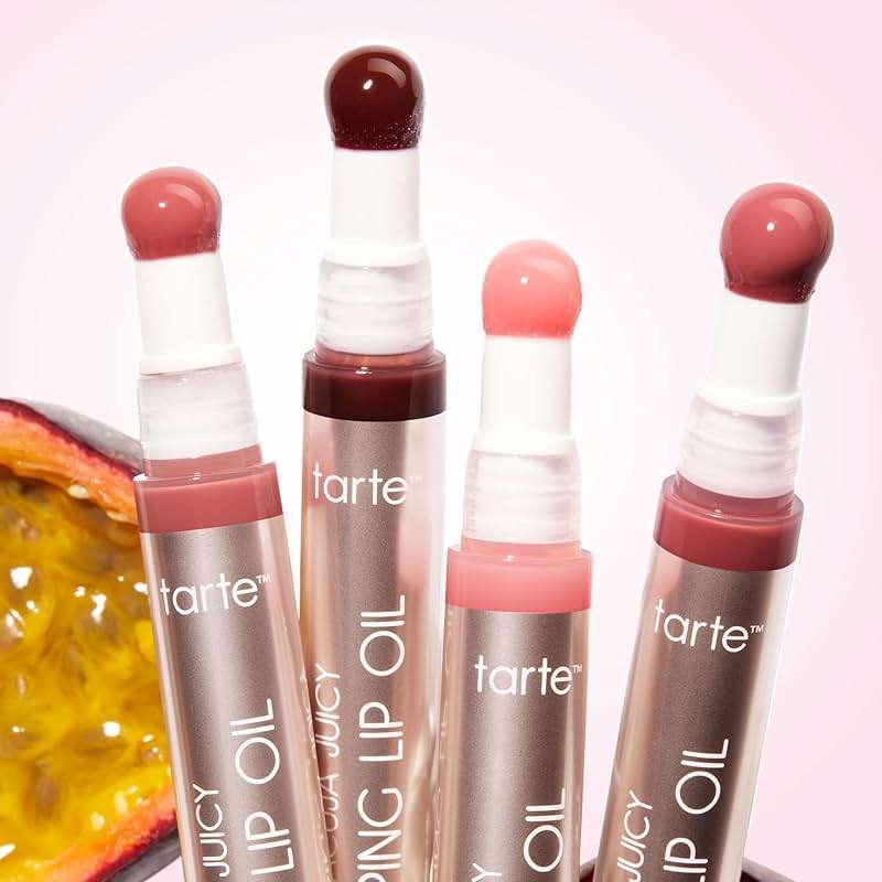 tarte maracuja juicy plumping lip oil - Hydrating & Volumizing Lip Plumper Gloss Balm with Nourishing Hyaluronic Acid & Vitamin E, Plumps & Moisturizes, Vegan & Cruelty Free - Image 9