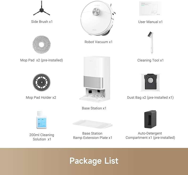 DREAME L10s Ultra Gen 2 Robot Vacuum and Mop, 10,000Pa Suction, MopExtend Tech, All-in-One Base Station, 75 Days Auto-Empty, Mop Self-Washing&Drying, Smart Obstacle Avoidance, Carpet Cleaning - Image 8