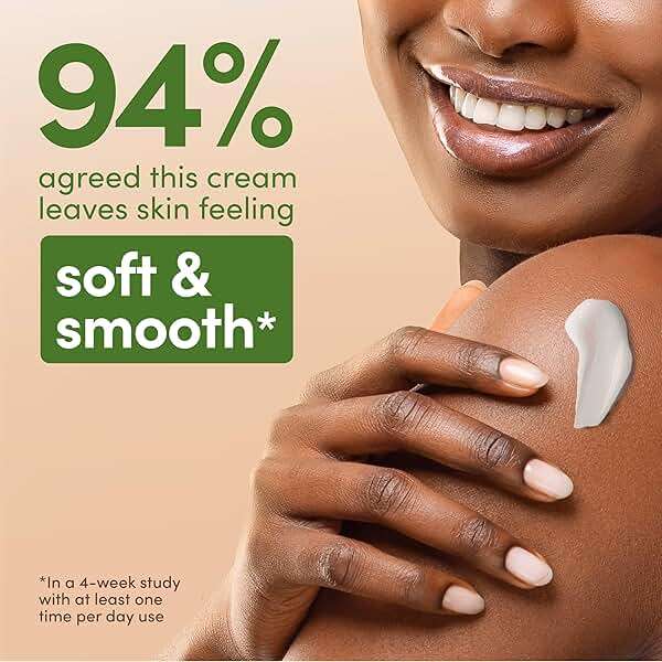 Aveeno Daily Moisturizing Cream with Prebiotic Oat & Shea Butter for Body, Face & Hands Moisturizer Cream, Hydrates Normal to Dry, Sensitive Skin, Fragrance Free, Non-Comedogenic, 20 oz - Image 4