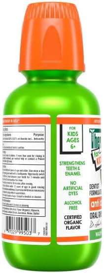 TheraBreath Kids Mouthwash with Fluoride, Organic Strawberry Splash, Anticavity, 10 fl oz & TheraBreath Kids Mouthwash with Fluoride, Organic Wacky Watermelon, Anticavity, 10 fl oz - Image 9