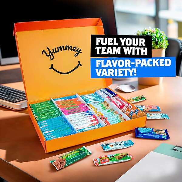 Granola Bars Bulk Variety Pack - Healthy Granola Bars Variety Snack Box for Office Snacks & Healthy Breakfast Bars - Snacks Variety Pack for Adults and Kids (60 Count) - Image 4
