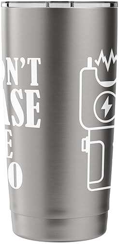 Don't Tase Me Bro Electric Taser Stainless Steel Insulated Tumbler - Image 3