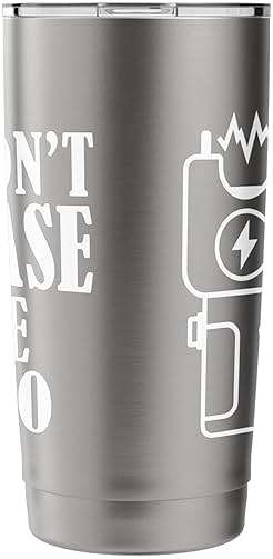 Don't Tase Me Bro Electric Taser Stainless Steel Insulated Tumbler - Image 5