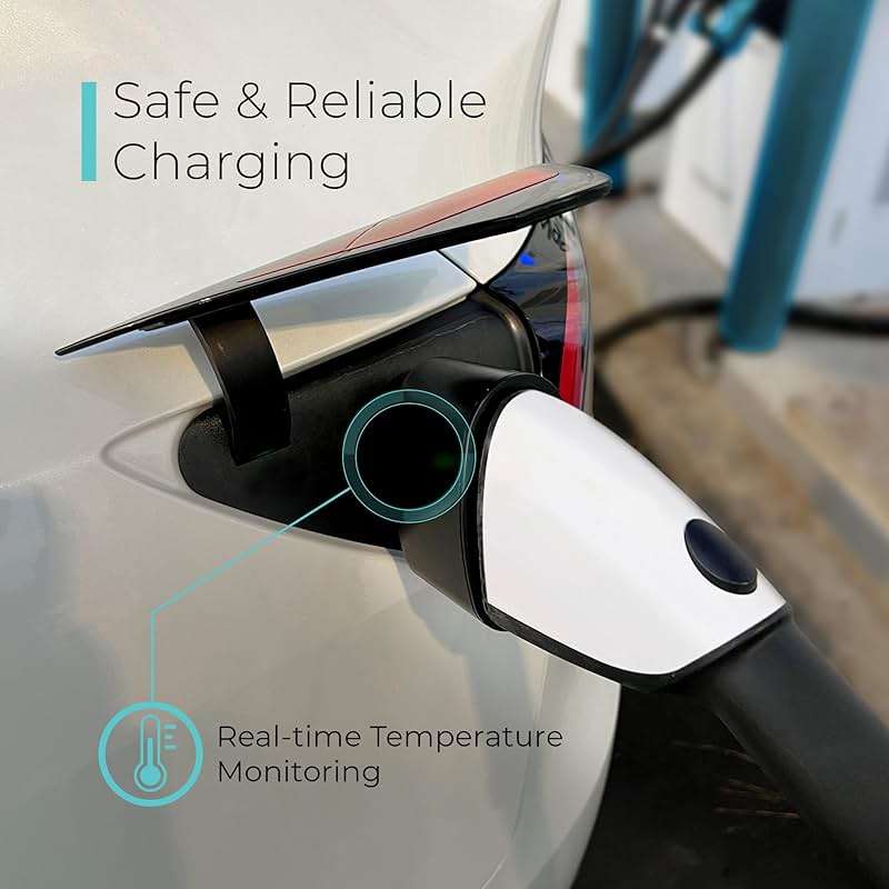 Lectron CCS to Tesla Adapter - 500A, 500V Tesla Charger Adapter - Compatible with All Tesla Models & CCS-Enabled NACS EVs - DC Fast Charging ONLY - NOT Compatible with Cybertruck (Black) - Image 4