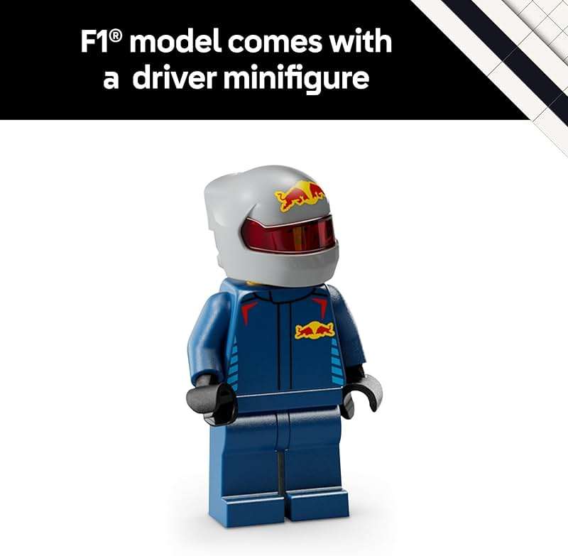 LEGO Speed Champions Oracle Red Bull Racing RB20 F1 Race Car Model Kits - Building Set for Adults, Ages 18+ with Realistic Features - Red Bull F1 DIY Crafts for Display - Gift Idea for Fans - 77243 - Image 5