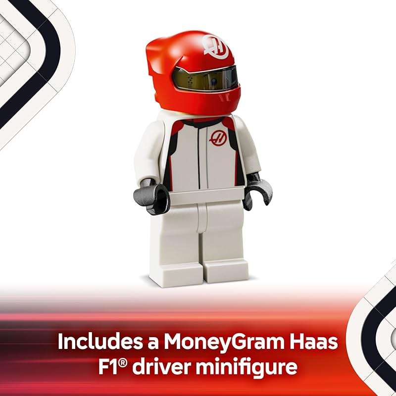 LEGO Speed Champions MoneyGram Haas F1 Team VF-24 Race Car Toy - Building Set for Kids, Boys & Girls, Ages 10+ - Toy Car for F1 Fans - Gift Idea for Birthday - 77250 - Image 4