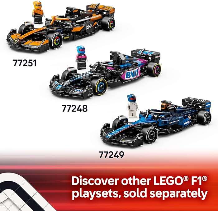 LEGO Speed Champions MoneyGram Haas F1 Team VF-24 Race Car Toy - Building Set for Kids, Boys & Girls, Ages 10+ - Toy Car for F1 Fans - Gift Idea for Birthday - 77250 - Image 7