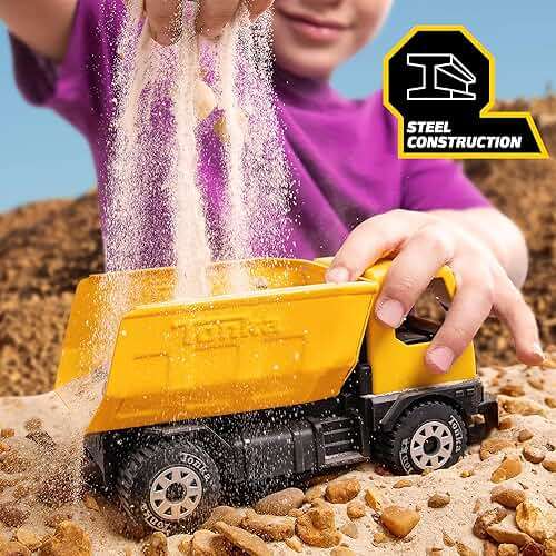 Tonka - Steel Classics Giga Series - Dump Truck & Bulldozer, 2-Pack - Image 5