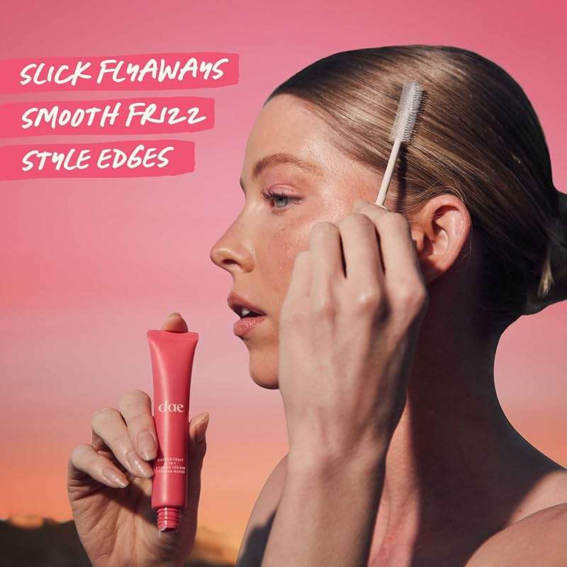 DAE Cactus Fruit 3-In-1 Styling Cream & Taming Wand - Tame Flyaways, Smooth Frizz, Style Edges (0.6 oz.) - Image 5