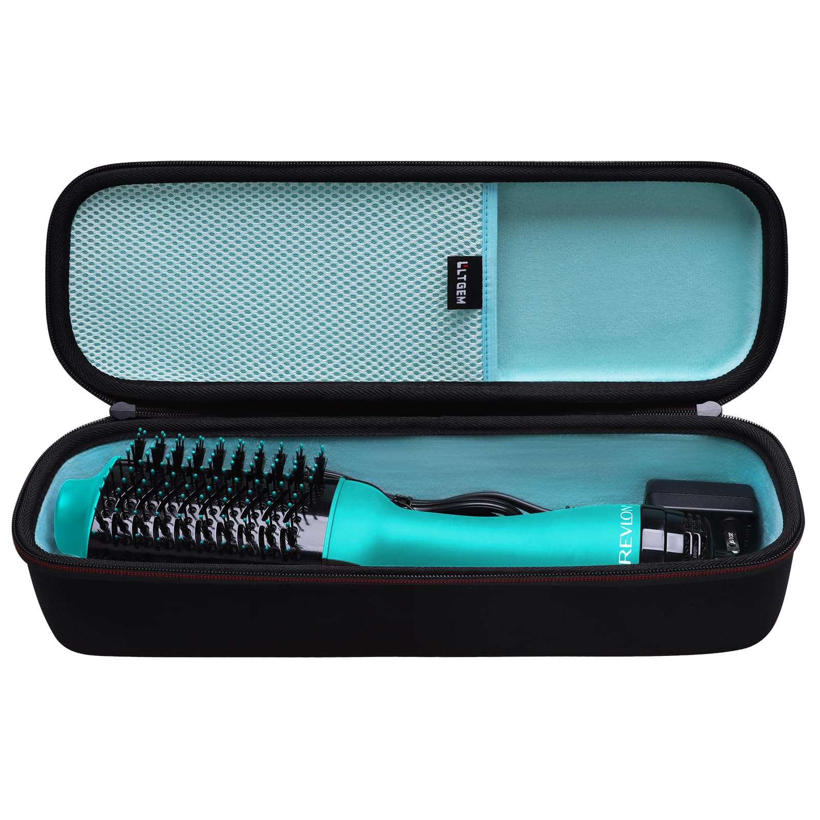 Hard Travel Case for REVLON One-Step Volumizer Original 1.0 / Volumizer Plus 2.0 Hair Dryer and Hot Air Brush,Teal (Case Only) - Image 1