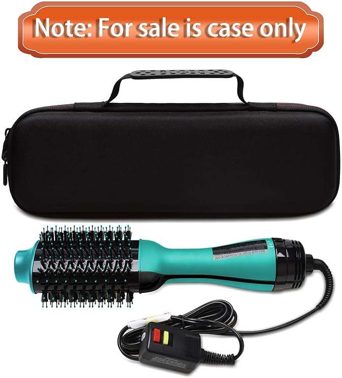 Hard Travel Case for REVLON One-Step Volumizer Original 1.0 / Volumizer Plus 2.0 Hair Dryer and Hot Air Brush,Teal (Case Only) - Image 6
