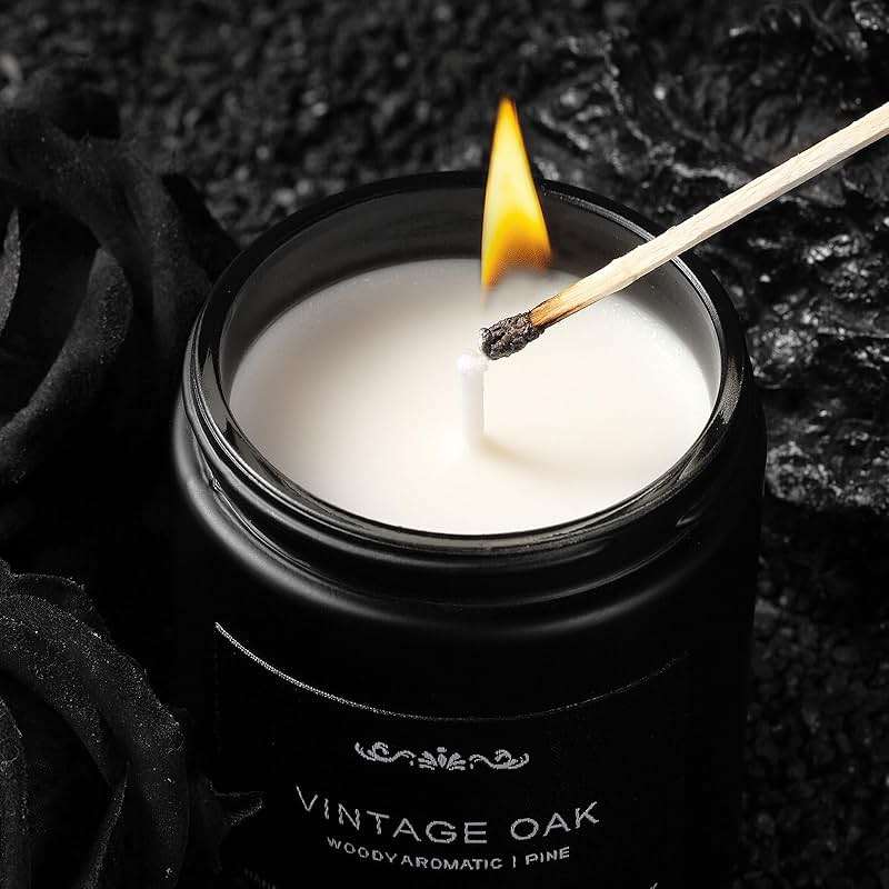 Candles for Men, 6 Pack Soy Wax Gift Set, 300H Long Lasting Home Fragrance with Masculine Scents, Gift for Dad, Husband or Boyfriend - Image 8