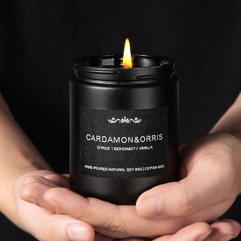 Candles for Men, 6 Pack Soy Wax Gift Set, 300H Long Lasting Home Fragrance with Masculine Scents, Gift for Dad, Husband or Boyfriend - Image 9
