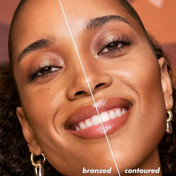 e.l.f. Camo Liquid Bronzer & Contour, Silky Pigmented Formula, Long-Lasting Glow for A Sun-Kissed, Sculpted Finish, Vegan & Cruelty-Free, 3 Light - Image 7