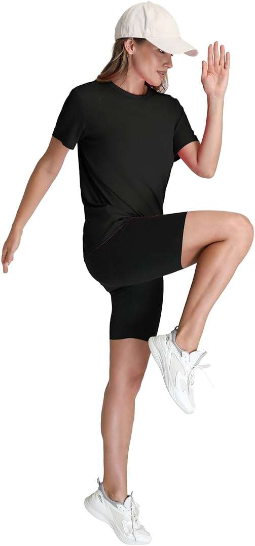 OFEEFAN Workout Tops for Women UPF 50+ Breathable Quick Dry Loose Fit T Shirt Outdoor Yoga Running Hiking Gym Tee Top - Image 4