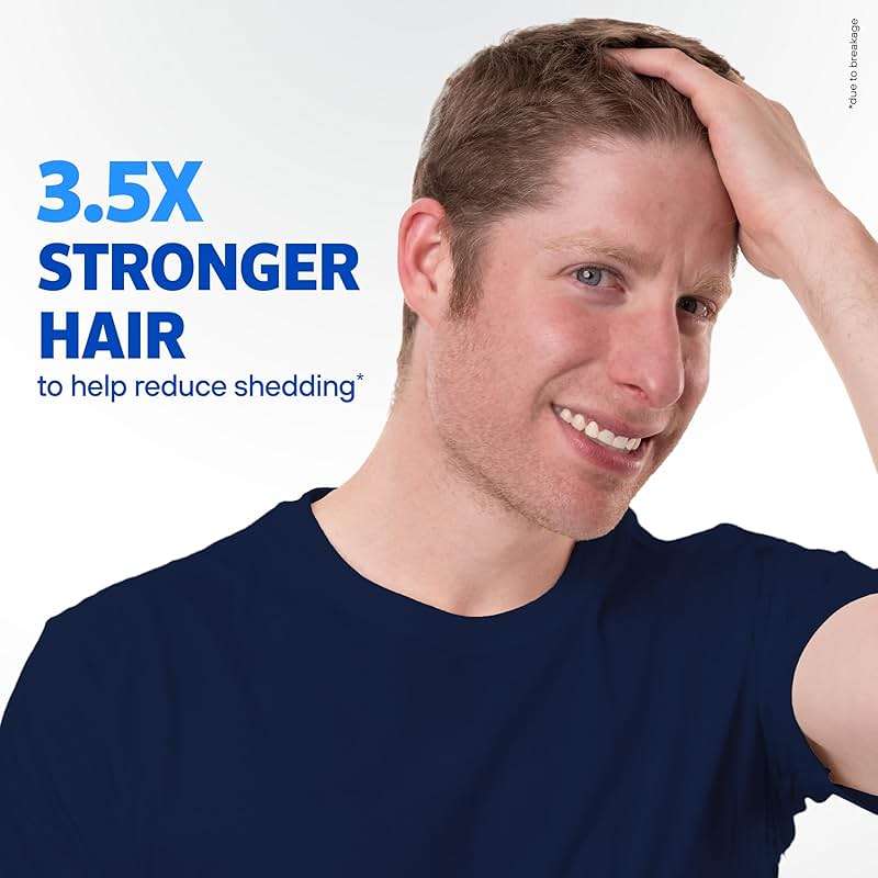 Rogaine Men's Thickening 2 in 1 Shampoo + Conditioner, Hair Thickening Shampoo & Conditioner with Rosemary Oil, Keratin & Citric Acid Leaves Hair Visibly Thicker, Not Minoxidil, 8.4 fl. oz - Image 5