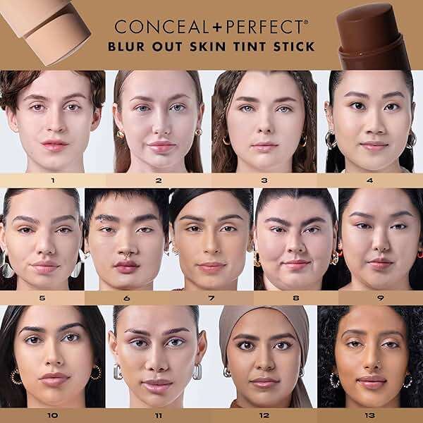 Milani Conceal + Perfect Blur Out Skin Tint Stick - Light to Medium Coverage Tinted Moisturizer Stick with Vitamin C & E - Soft Matte, Pore Blurring Natural Finish 02-Fair Neutral - Image 3