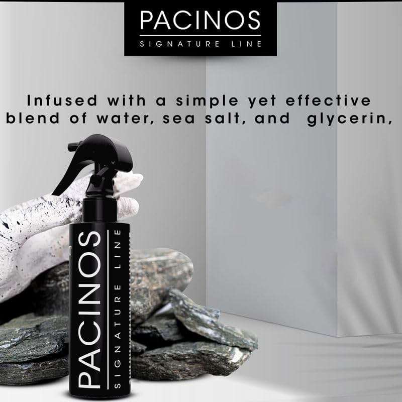 Pacinos Sea Salt Spray - Texturizing Hair Spray for Men and Women - Beach Wave, Messy and Textured Hairstyles for Straight, Wavy and Curly Hair - Image 6