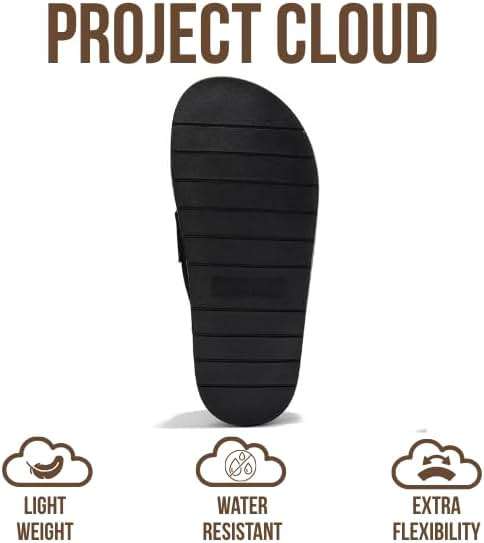 Project Cloud 100% Genuine Leather Womens Clogs - Plush & Soft Insole with Arch Support Non Slip Mules & Clogs for Women Footwear - Water Resistant Women Shoes (Foamy) - Image 4