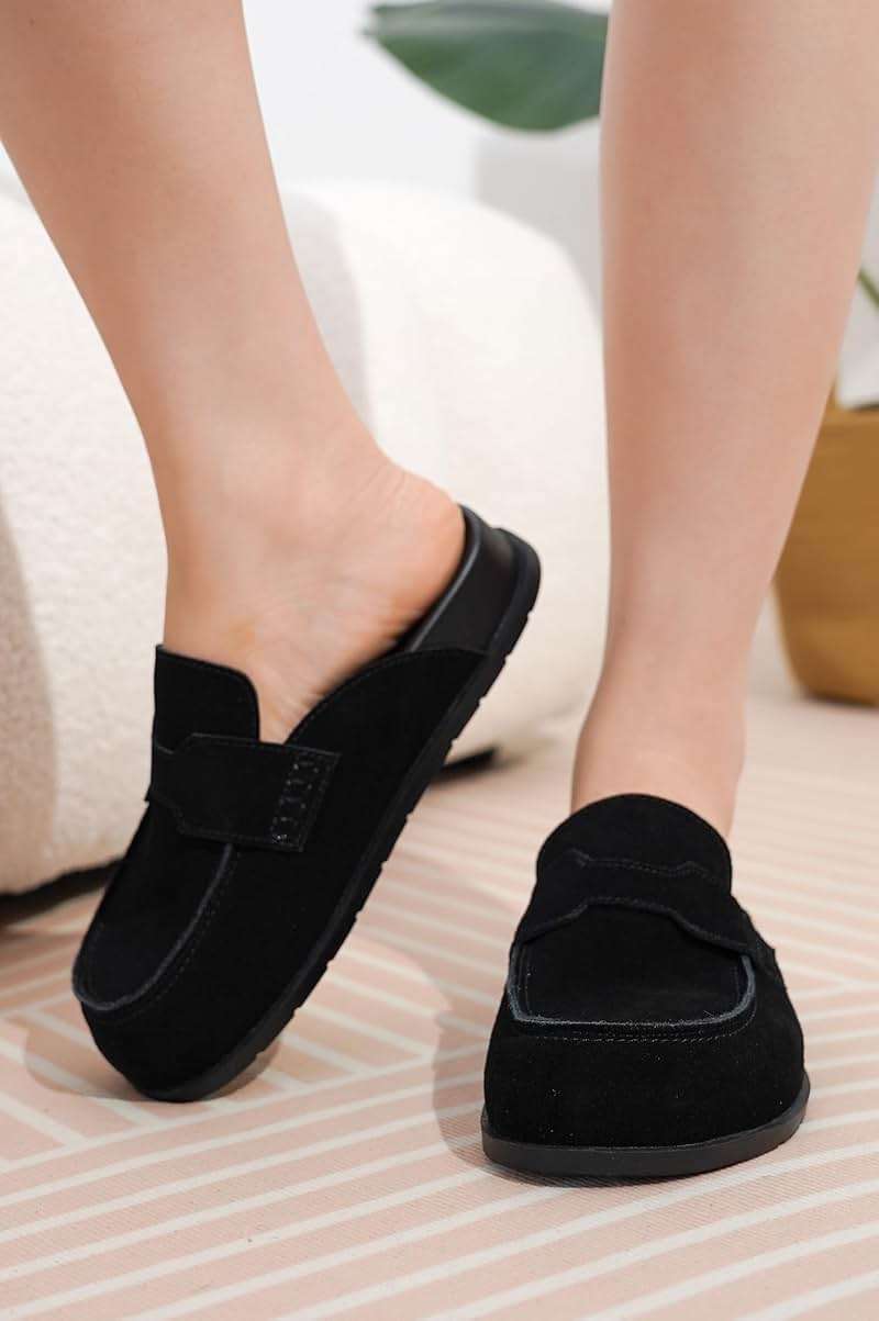 Project Cloud 100% Genuine Leather Womens Clogs - Plush & Soft Insole with Arch Support Non Slip Mules & Clogs for Women Footwear - Water Resistant Women Shoes (Foamy) - Image 5