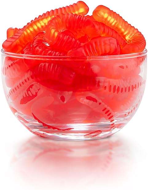 FirstChoiceCandy Sweet & Sour Gummy Worms, Multi Flavors and Solid Colors (1 Pound, Red Strawberry) - Image 4