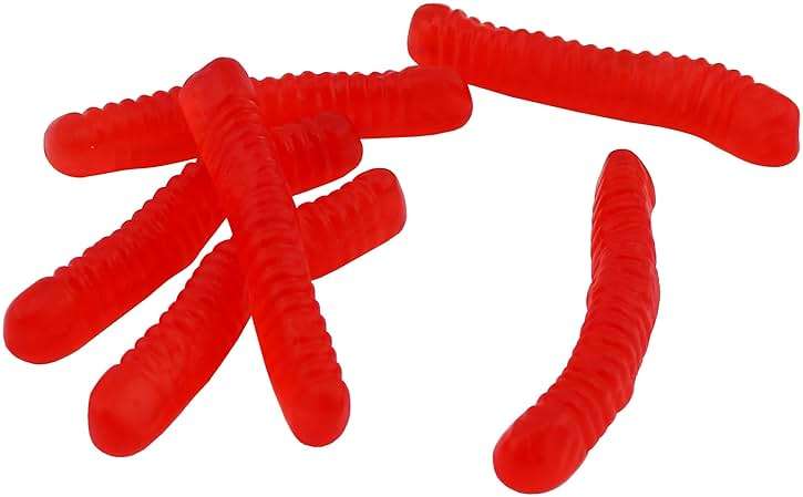 FirstChoiceCandy Sweet & Sour Gummy Worms, Multi Flavors and Solid Colors (1 Pound, Red Strawberry) - Image 6