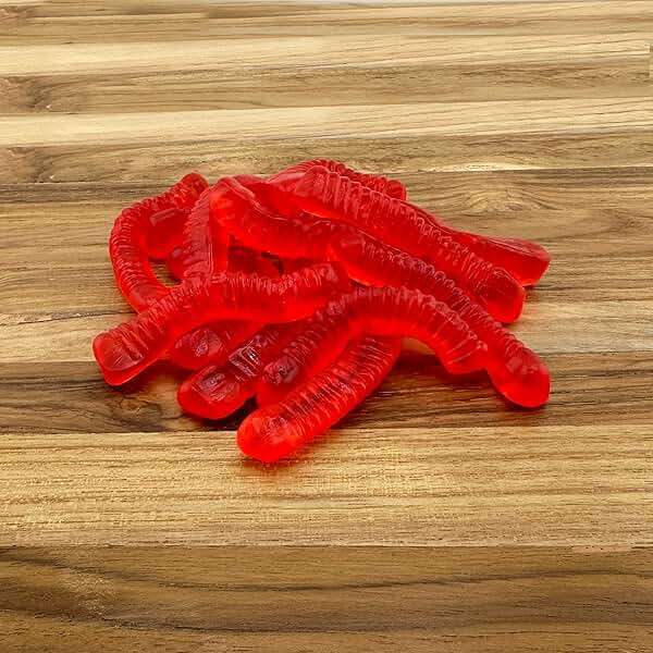 FirstChoiceCandy Sweet & Sour Gummy Worms, Multi Flavors and Solid Colors (1 Pound, Red Strawberry) - Image 7