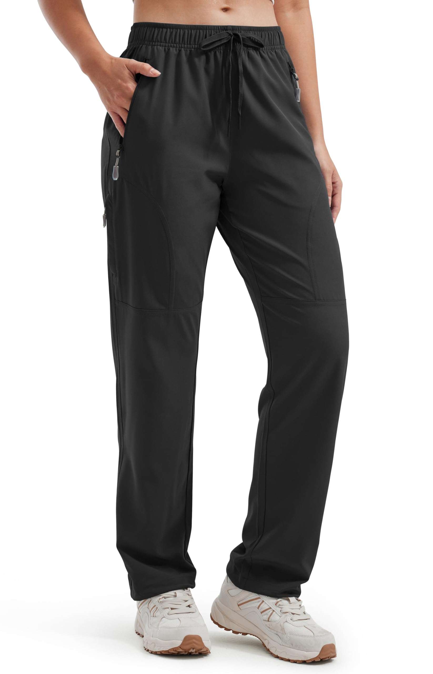 Libin Women's Hiking Pants Lightweight Quick Dry Cargo Pants Casual Safari Work Travel Outdoor Clothes - Image 1