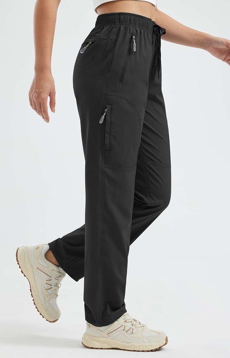 Libin Women's Hiking Pants Lightweight Quick Dry Cargo Pants Casual Safari Work Travel Outdoor Clothes - Image 3