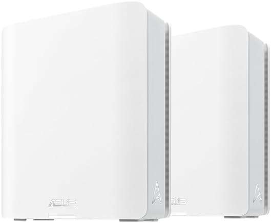 ASUS ZenWiFi BT6 Tri-Band WiFi 7 Mesh, 9.4 Gbps, 5800 sq.ft. (2pk), 2.5G WAN Port, Security and Parental Controls Included, Smart Home Master SSIDs, 4G & 5G Mobile Tethering- BT6 (W-2-PK) - Image 1