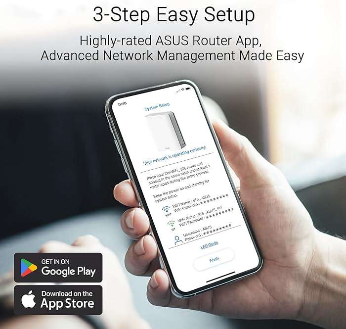 ASUS ZenWiFi BT6 Tri-Band WiFi 7 Mesh, 9.4 Gbps, 5800 sq.ft. (2pk), 2.5G WAN Port, Security and Parental Controls Included, Smart Home Master SSIDs, 4G & 5G Mobile Tethering- BT6 (W-2-PK) - Image 11