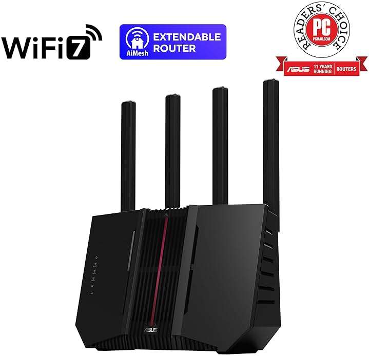 ASUS RT-BE92U WiFi 7 Router - Tri-Band (6GHz), Up to 9.7 Gbps Wireless, Dual WAN, Mesh Compatible - Image 12